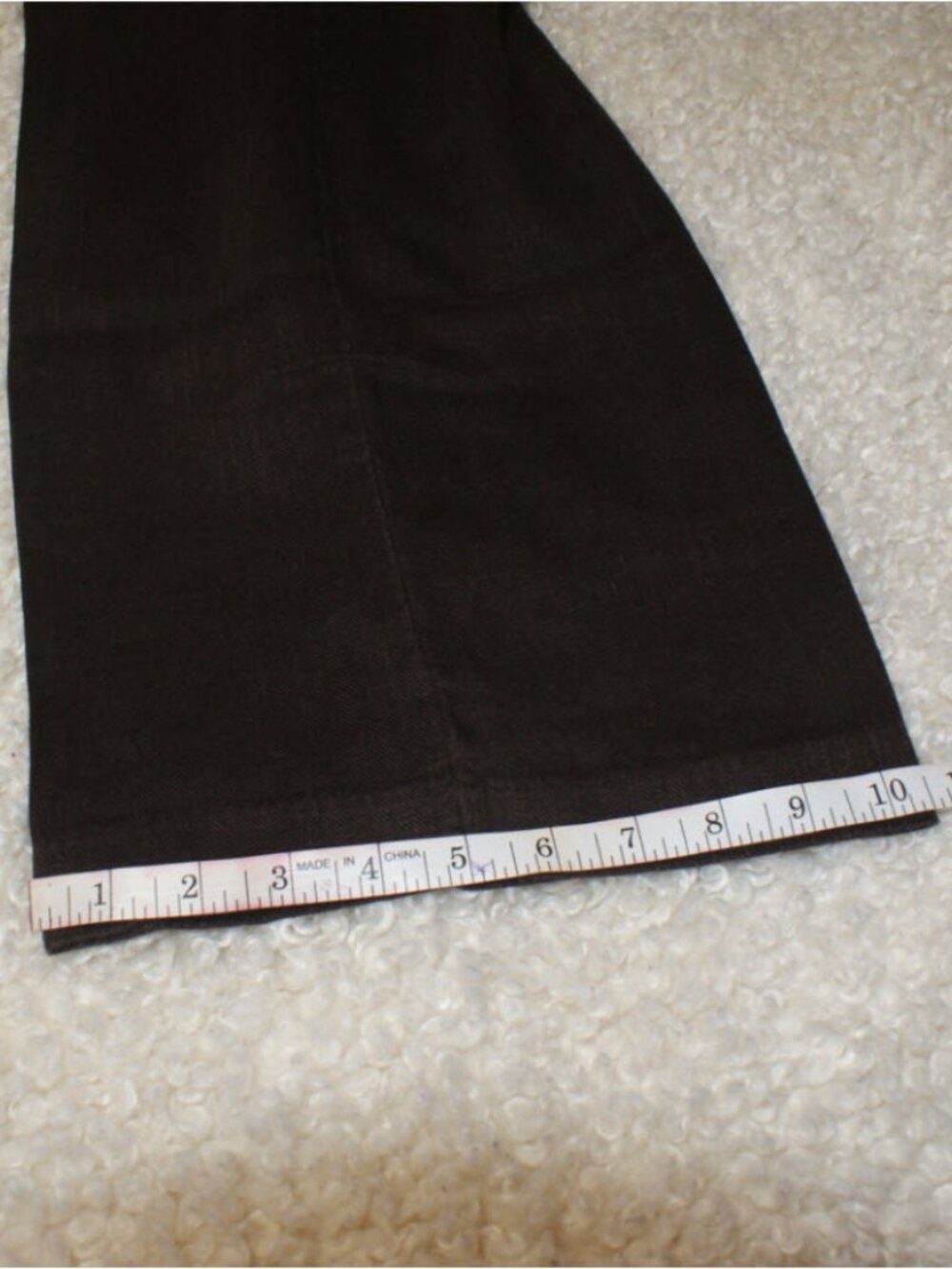 H&M Linen-Blend  Brown Pants - Size 12 - BRAND NEW - Picture 11 of 13